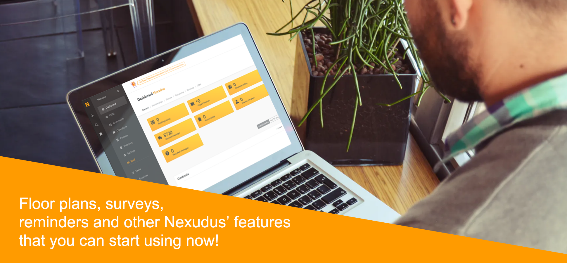 Floor plans, surveys, birthday reminders and other Nexudus' features that you can start using now!