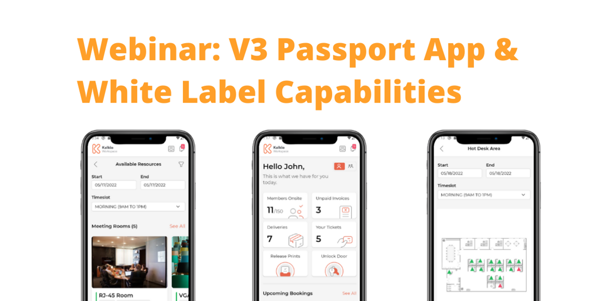 Webinar: V3 Passport App &  White Label Capabilities