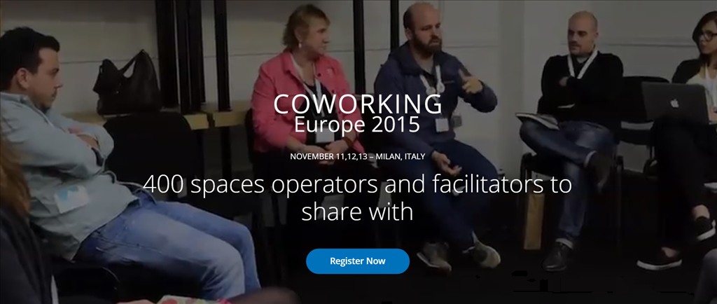Coworking Europe Conference 2015 is coming!