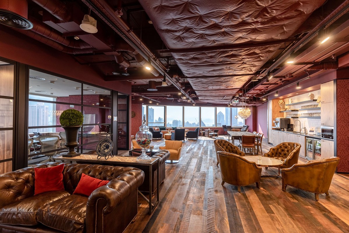 Lounge area in The Executive Centre, Hong Kong